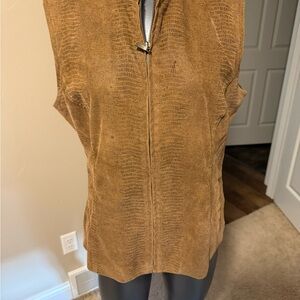 Vintage Erin  London Tan Textured Vest
Western vive